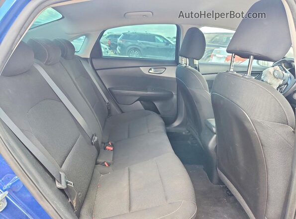 3KPF24AD4ME345607 2021 KIA FORTE Blue Вид задніх сидінь
