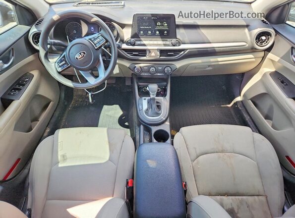 3KPF24AD4ME345848 2021 KIA FORTE Black Dashboard view