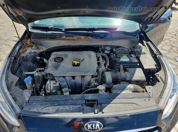 3KPF24AD4ME345848 2021 KIA FORTE Black Rear interior view