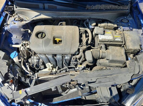 3KPF24AD4NE426978 2022 KIA FORTE Blue Սալոնի հետևի տեսք