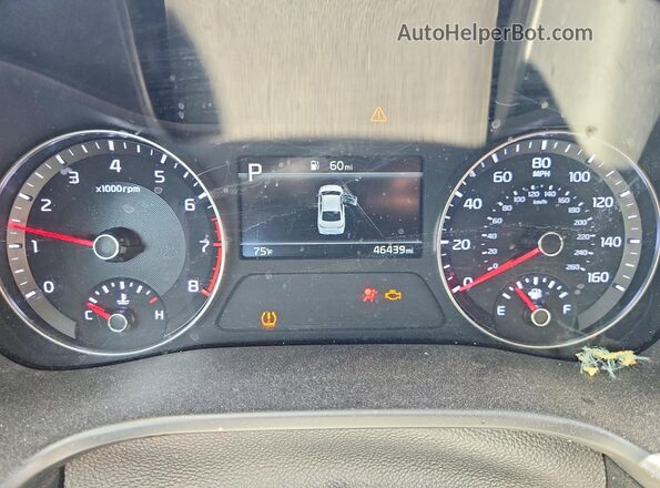 3KPF24AD4NE463142 2022 KIA FORTE Black Вид щитка приладів