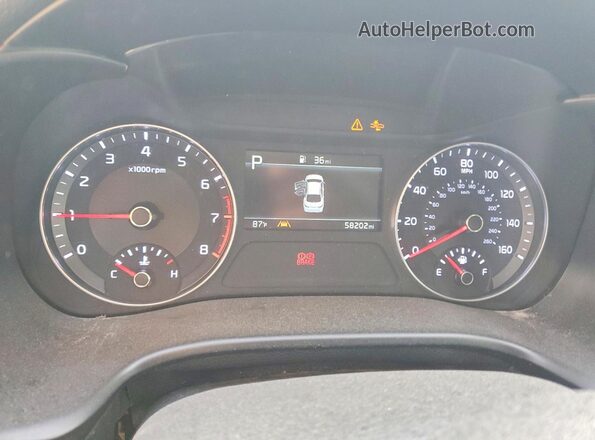 3KPF24AD4NE490504 2022 KIA FORTE Gray Instrument cluster view