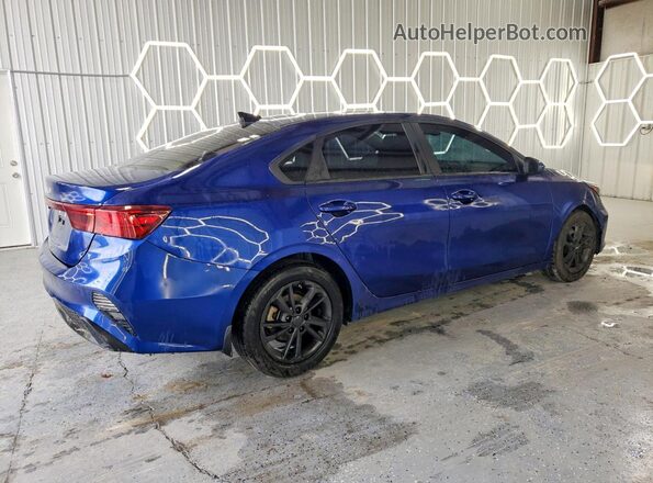 3KPF24AD4NE492253 2022 KIA FORTE Blue უკანა მარჯვენა