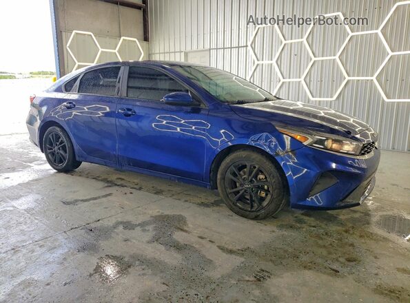 3KPF24AD4NE492253 2022 KIA FORTE Blue წინა მარჯვენა