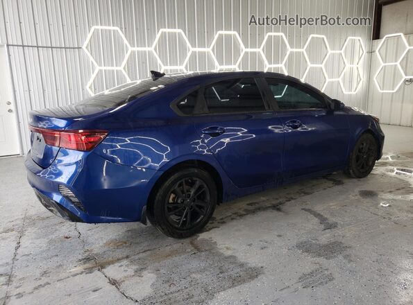 3KPF24AD4NE492253 2022 KIA FORTE Blue VIN კოდის სტიკერის ხედი