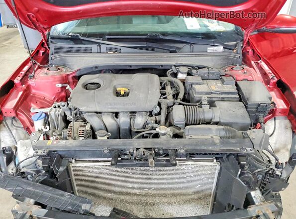 3KPF24AD4PE515291 2023 KIA FORTE Красный Вид задней части салона