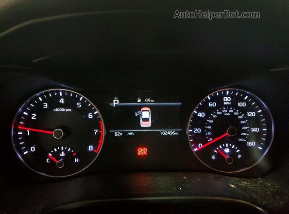 3KPF24AD4PE515291 2023 KIA FORTE Красный Вид щитка приборов