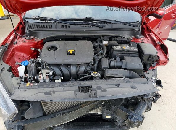 3KPF24AD4PE624611 2023 KIA FORTE Red Вид задньої частини салону