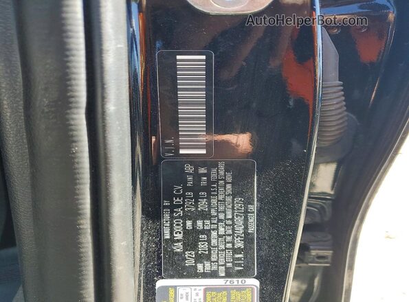 3KPF24AD4RE712979 2024 KIA FORTE Black Vista de la etiqueta del VIN
