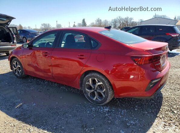 3KPF24AD5KE009994 2019 KIA FORTE Red Задня ліва чверть