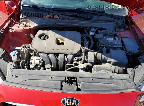 3KPF24AD5KE009994 2019 KIA FORTE Red Вид задньої частини салону