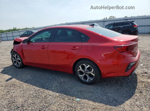 3KPF24AD5KE015035 2019 KIA FORTE Red Rear left