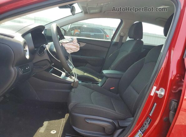 3KPF24AD5KE015035 2019 KIA FORTE Red Front interior view
