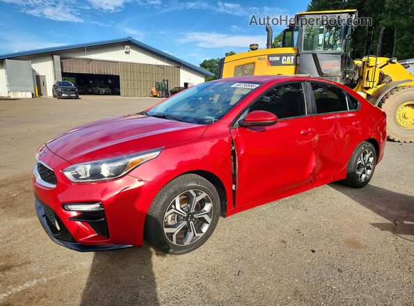 3KPF24AD5KE022972 2019 KIA FORTE Red Trasero izquierdo