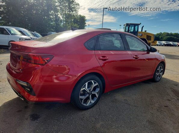 3KPF24AD5KE022972 2019 KIA FORTE Red Vista trasera