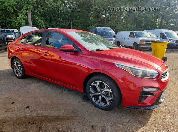 3KPF24AD5KE022972 2019 KIA FORTE Red Vista interior delantera