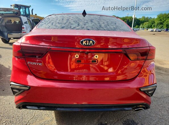 3KPF24AD5KE022972 2019 KIA FORTE Red Vista interior trasera