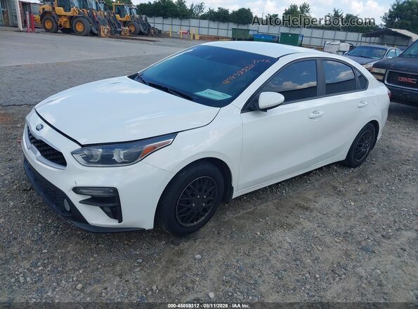 3KPF24AD5KE070682 2019 KIA FORTE White Front left