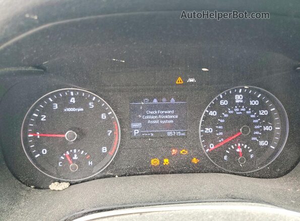 3KPF24AD5KE077793 2019 KIA FORTE Gray Սարքավորումների վահանակի տեսք