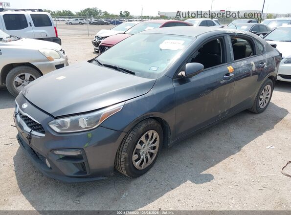 3KPF24AD5KE133053 2019 KIA FORTE Gray Front left