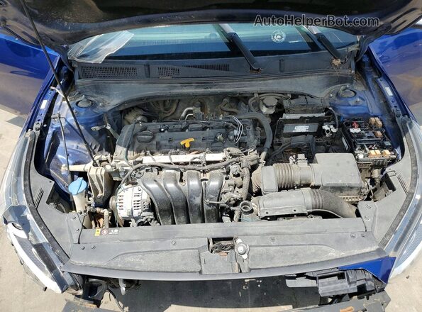 3KPF24AD5KE134591 2019 KIA FORTE Синий Вид задней части салона