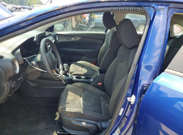 3KPF24AD5KE134591 2019 KIA FORTE Синий Вид салона спереди