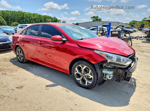 3KPF24AD5LE185378 2020 KIA FORTE Red Front right