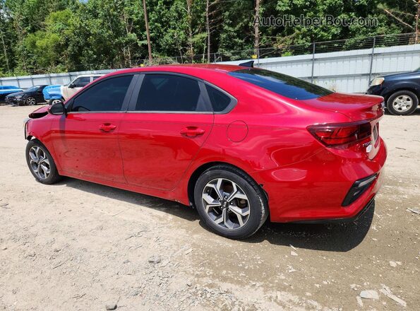 3KPF24AD5LE185378 2020 KIA FORTE Red Rear left