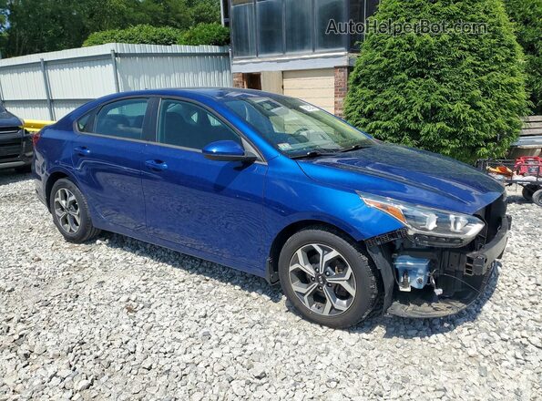 3KPF24AD5LE194887 2020 KIA FORTE Blue Передня права чверть