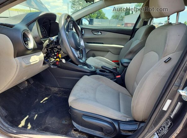 3KPF24AD5ME265278 2021 KIA FORTE Black Widok wnętrza z przodu