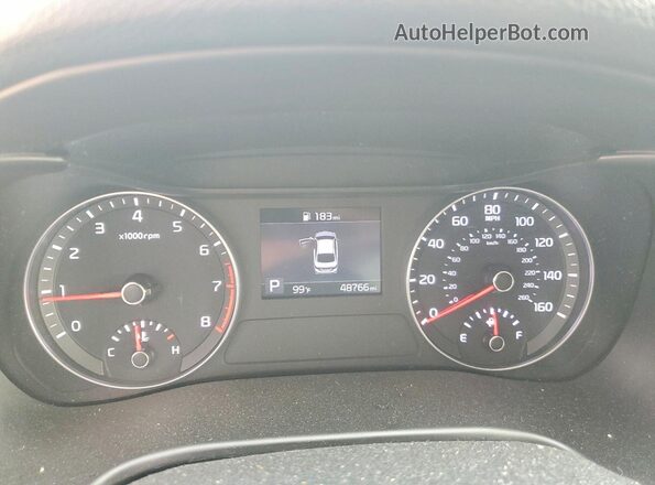 3KPF24AD5ME291119 2021 KIA FORTE White Widok zestawu wskaźników