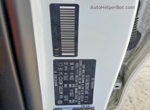 3KPF24AD5ME291119 2021 KIA FORTE White Widok komory silnika