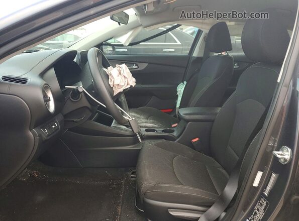 3KPF24AD5ME305195 2021 KIA FORTE Gray წინა სალონის ხედი