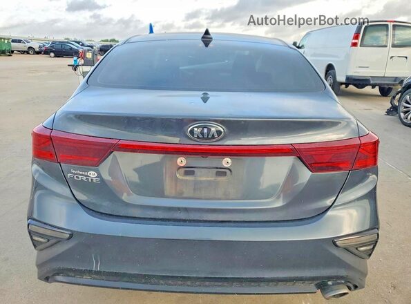 3KPF24AD5ME305195 2021 KIA FORTE Gray უკანა ხედი
