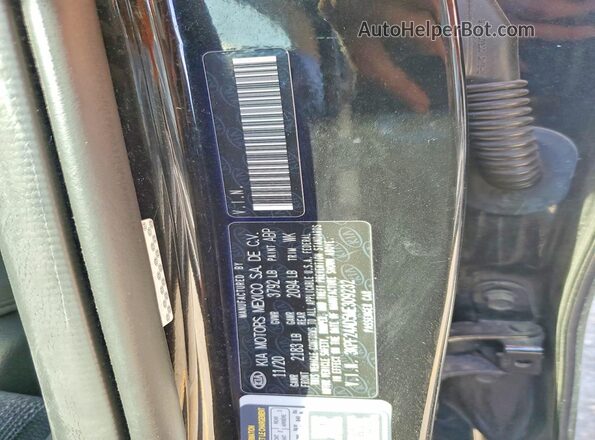 3KPF24AD5ME309232 2021 KIA FORTE Black Widok naklejki z numerem VIN