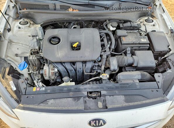 3KPF24AD5ME317315 2021 KIA FORTE White Widok wnętrza z tyłu