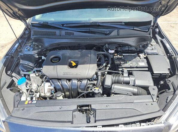 3KPF24AD5ME346958 2021 KIA FORTE Gray უკანა სალონის ხედი