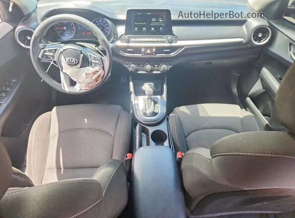 3KPF24AD5ME346958 2021 KIA FORTE Gray წინა პანელის ხედი