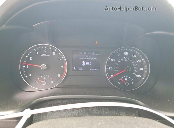 3KPF24AD5ME381340 2021 KIA FORTE Черный Вид щитка приборов