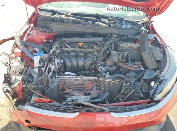 3KPF24AD5NE493556 2022 KIA FORTE Красный Вид задней части салона