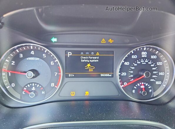 3KPF24AD5PE506602 2023 KIA FORTE Белый Вид щитка приборов