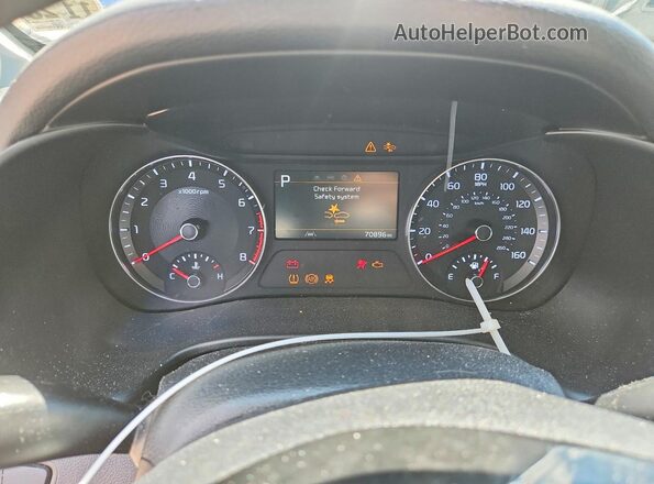 3KPF24AD5PE690908 2023 KIA FORTE Blue Widok zestawu wskaźników