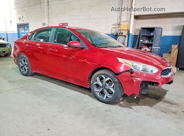 3KPF24AD6KE061361 2019 KIA FORTE Red Przód prawy