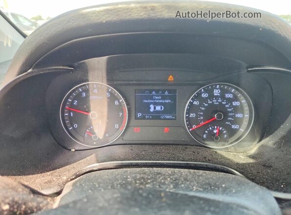3KPF24AD6KE070545 2019 KIA FORTE Белый Вид щитка приборов