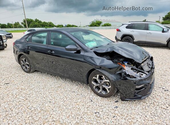 3KPF24AD6KE084672 2019 KIA FORTE Черный Передняя правая четверть
