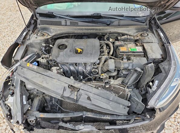 3KPF24AD6KE084672 2019 KIA FORTE Черный Вид задней части салона