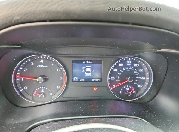 3KPF24AD6KE084672 2019 KIA FORTE Черный Вид щитка приборов