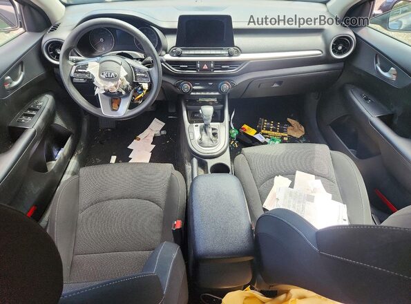 3KPF24AD6KE097597 2019 KIA FORTE Gray Вид панелі приладів