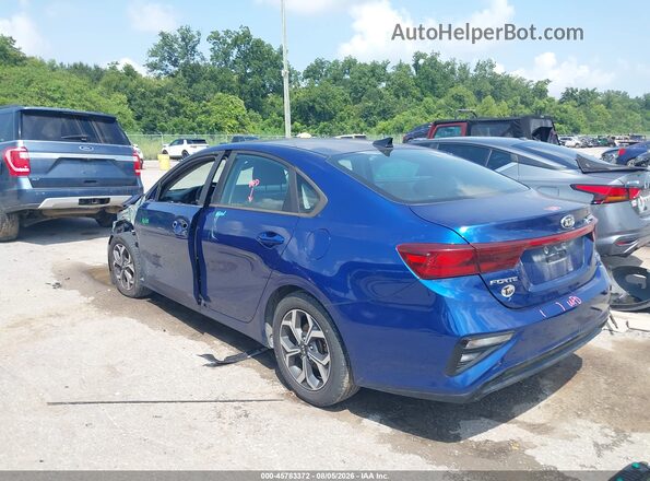 3KPF24AD6KE102426 2019 KIA FORTE Blue Հետևի ձախ