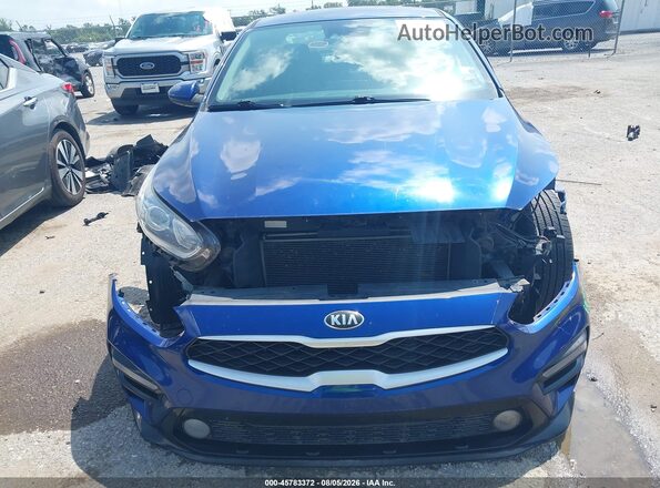 3KPF24AD6KE102426 2019 KIA FORTE Blue Դիմացի տեսք